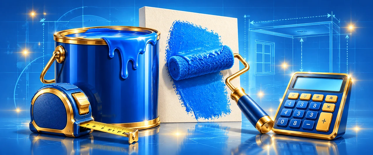 Illustration de Calcul peinture