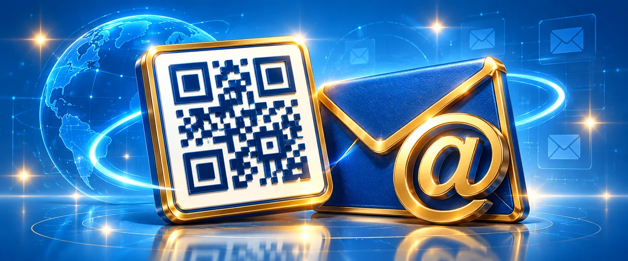 Illustration de QR Email