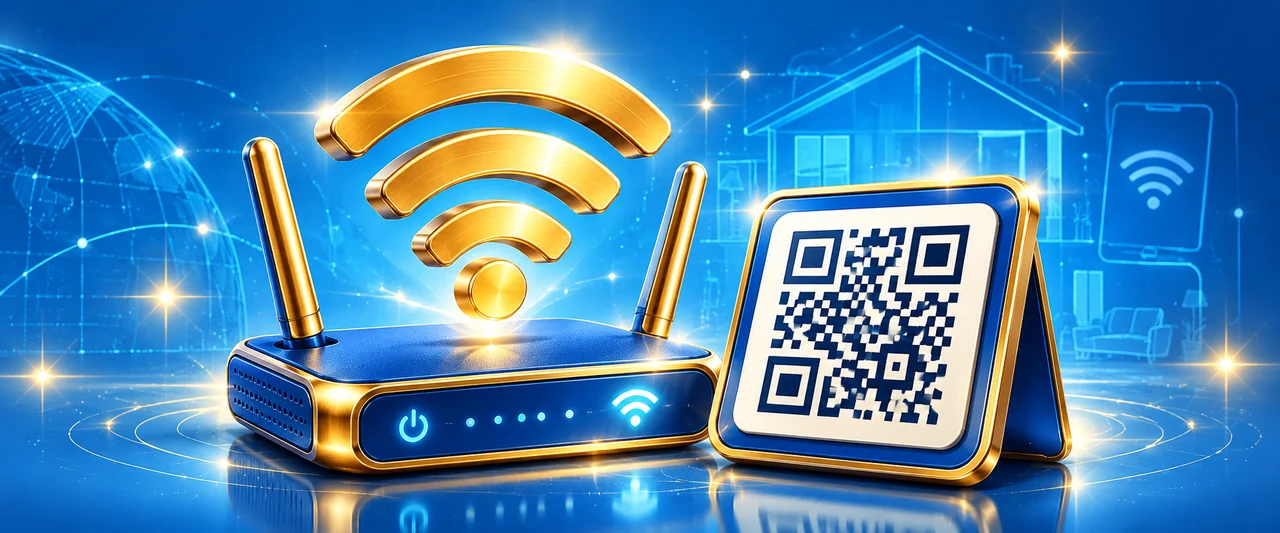 Illustration de QR Wi-Fi