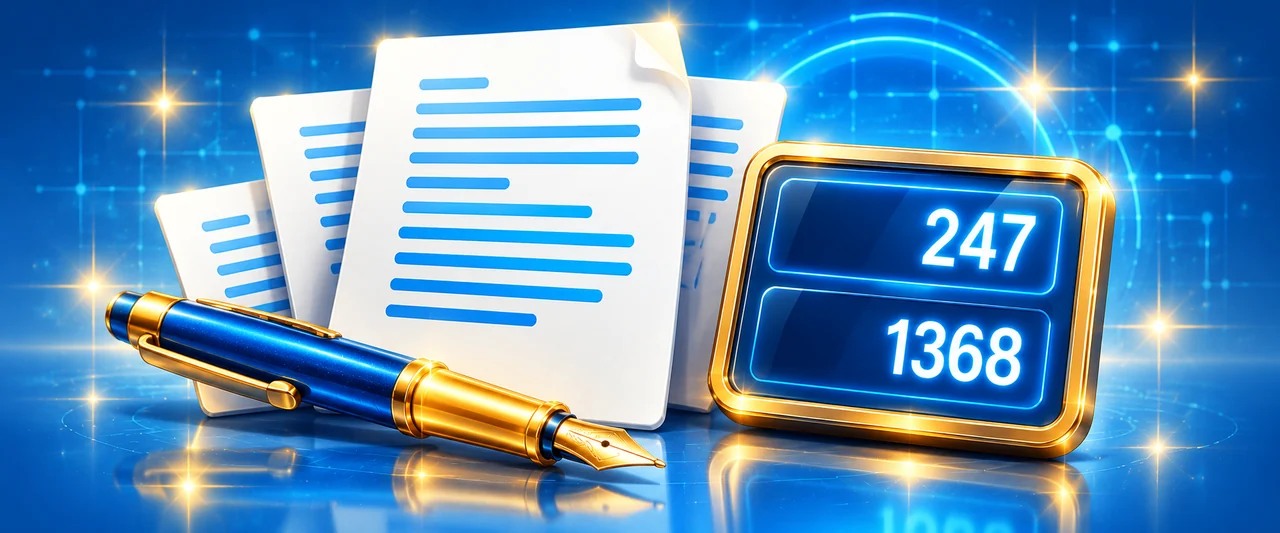 Illustration de Compteur de texte