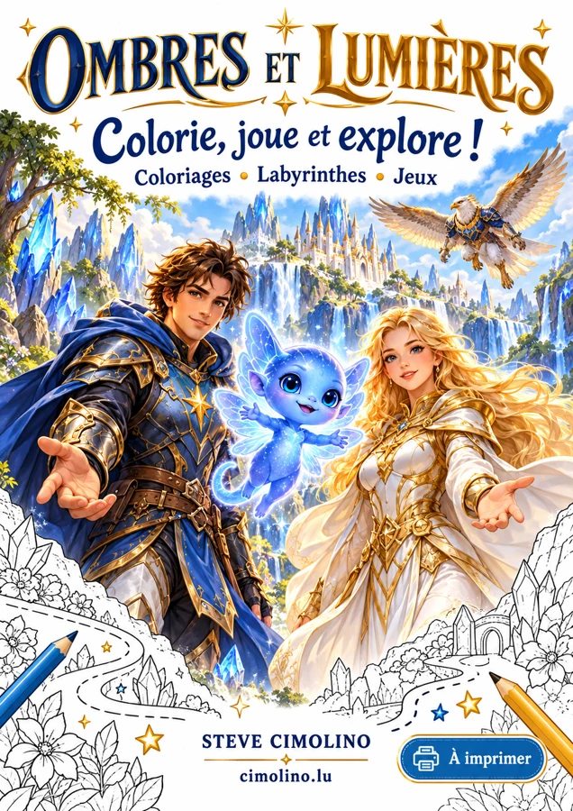 Couverture de Colorie, joue et explore !